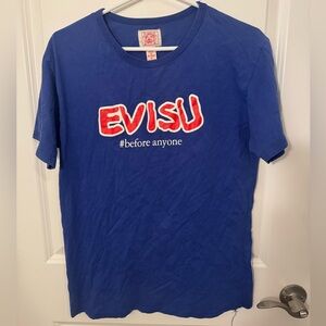 Evisu Bold Blue and Red Tee